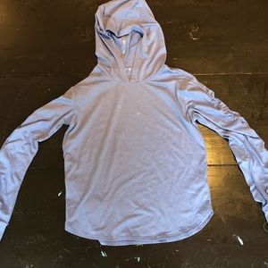 Athleta Girl Long sleeve athletic shirt with hood